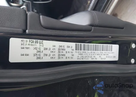 2015 Jeep Grand Cherokee Summit from USA, damaged, VIN 1C4RJFJG4FC871235